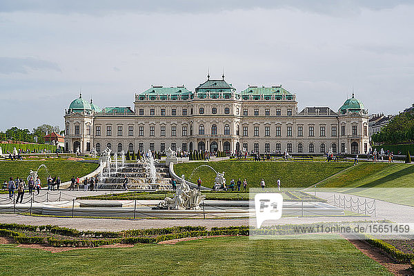 Das Obere Belvedere  Wien  Österreich