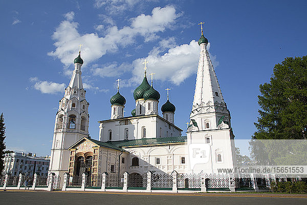 Kirche des Propheten Elias  UNESCO-Welterbe  Jaroslawl  Goldener Ring  Gebiet Jaroslawl  Russland