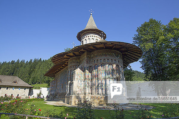 Voronet-Kloster  1487  UNESCO-Weltkulturerbe  Gura Humorului  Kreis Suceava  Rumänien