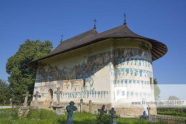 Kloster Arbore  1502  UNESCO-Weltkulturerbe  Arbore  Kreis Suceava  Rumänien