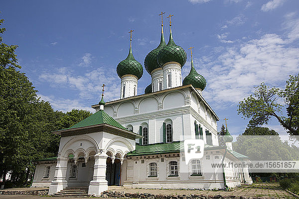 Fjodorowsky-Kathedrale  UNESCO-Weltkulturerbe  Jaroslawl  Goldener Ring  Gebiet Jaroslawl  Russland