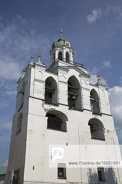 Der Glockenturm  Spasski-Kloster  UNESCO-Weltkulturerbe  Jaroslawl  Goldener Ring  Gebiet Jaroslawl  Russland