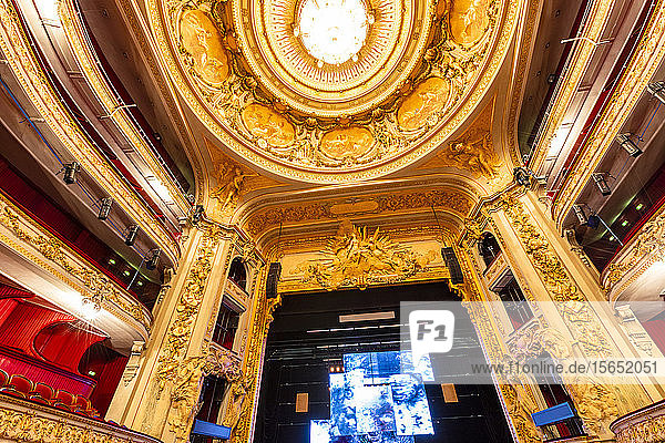 Der große Saal der Oper von Lille  Lille  Nord  Frankreich  Europa