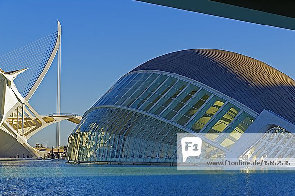 L'Hemisfèric  Ciutat de les Arts i les Ciéncies  Valencia  Spain  Europe