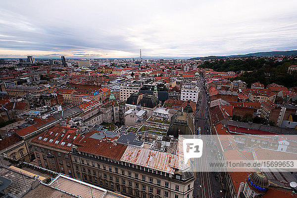 Stadtbild von Zagreb