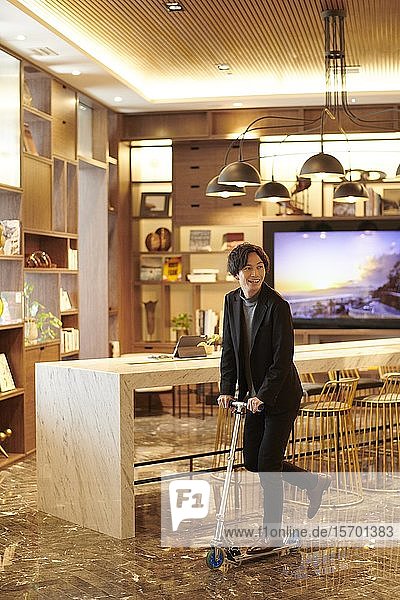 Young Japanese businessman