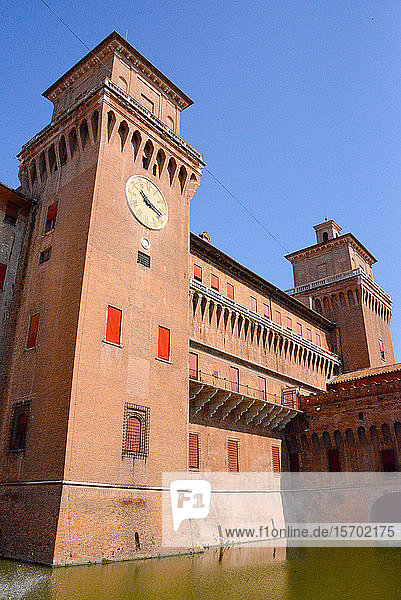 Europa  Italien  Emilia-Romagna  Ferrara  Schloss Este