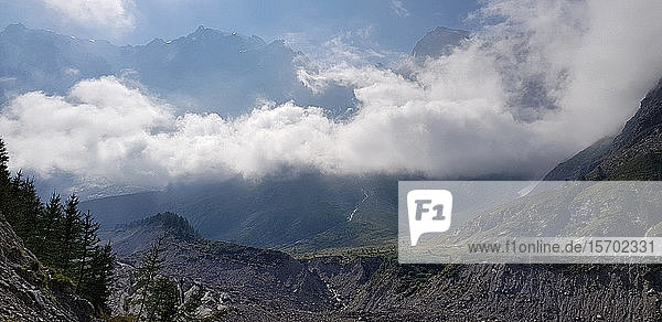Italien  Westliche Alpen im Piemont  Monte Rosa Belvedere Gletscher 15