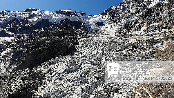 Italien  Westliche Alpen im Piemont  Monte Rosa Belvedere Gletscher 10