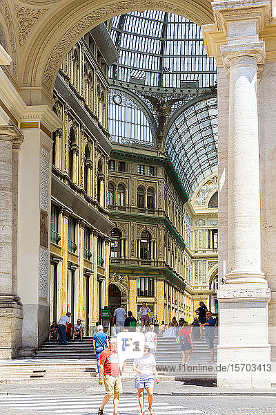 Italien  Kampanien  Neapel  Galleria Umberto I