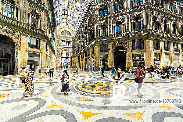 Italien  Kampanien  Neapel  Galleria Umberto I