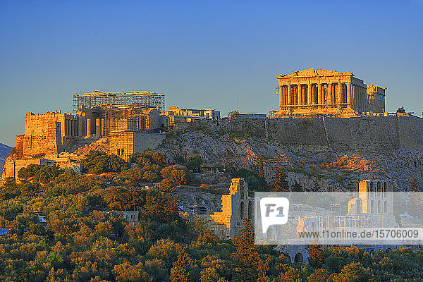 Acropolis of Athens, UNESCO World Heritage Site, Athens, Greece, Europe