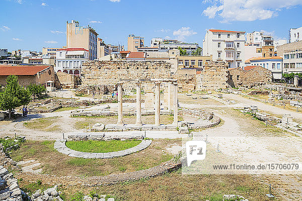 Hadriansbibliothek  Athen  Griechenland  Europa