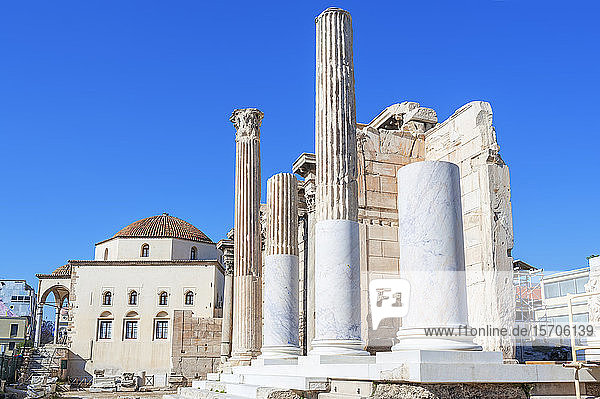 Library of Hadrian, Athens, Greece, Europe
