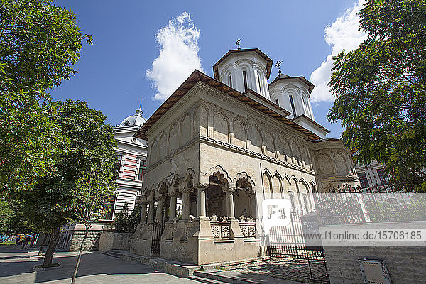 Orthodoxe Kirche Coltea  aus dem Jahr 1701  Altstadt  Bukarest  Rumänien  Europa