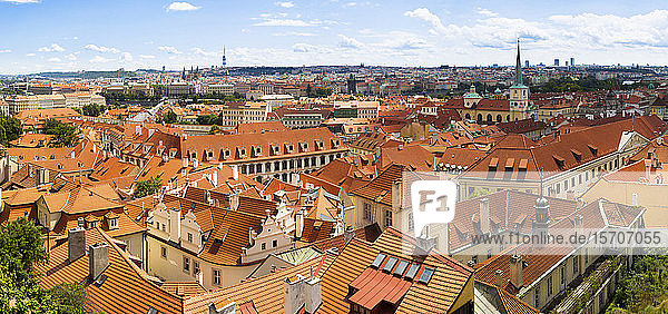 Tschechische Republik  Prag  Panorama der Kleinseite von Prag