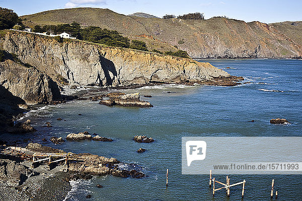 USA  California  San Francisco  Coastline of Marin Headlands