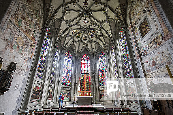Germany  Reichenau Island  Interior of Benedictine Abbey of Reichenau