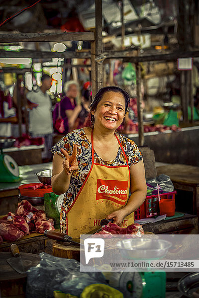 Floating market Mekongdelta Vietnam Asia