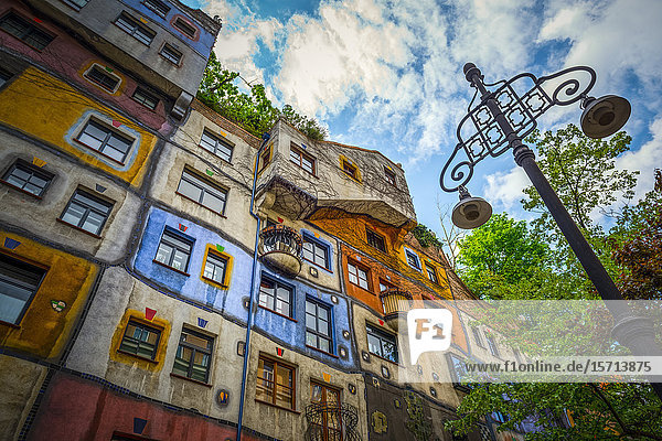 Hundertwasser house Vienna Austria Europe
