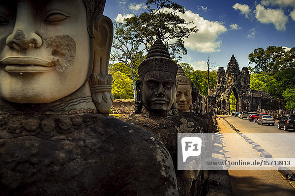 Südtor  Angkor Wat  Angkor  Kambodscha  Asien
