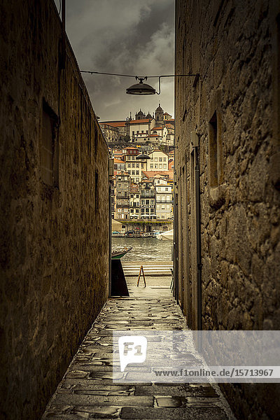 Old town Ribeira Porto Portugal Europe