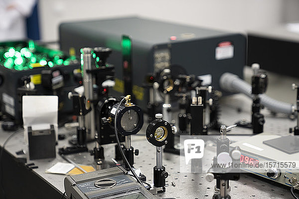 Lasergerät in einem Labor