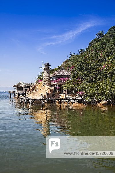 Kleine Bungalowanlage Ngoc Suong  Cam Ranh Bay  Südchinesisches Meer  Cam Ranh Bay  Vietnam  Asien