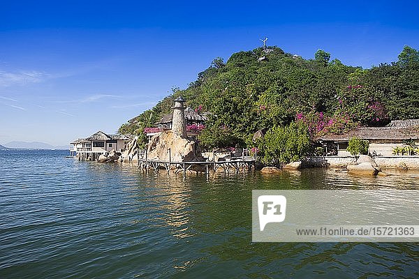 Small bungalow resort Ngoc Suong  Cam Ranh Bay  South China Sea  Cam Ranh Bay  Vietnam  Asia