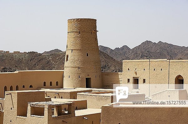 Festung Hisn Tamah  Bahla  Provinz Ad Dakhiliyah  Oman  Asien
