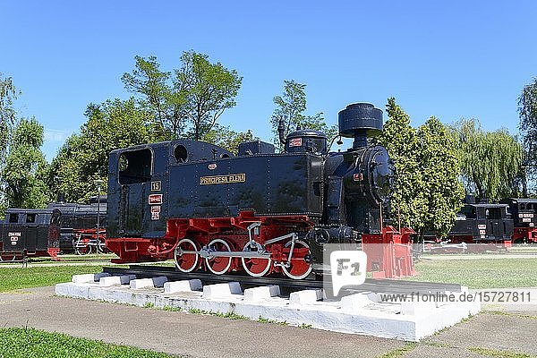 Dampflokomotive Principesa Elena  CFR Museum  Reschitz  Banat  Rumänien  Europa