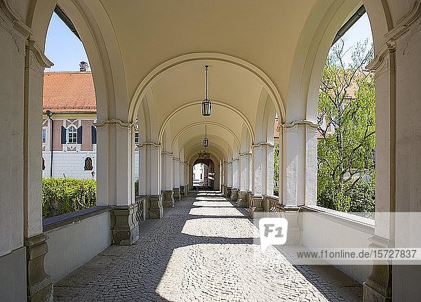 Arkadenbrücke Schloss Lamberg Steyr Oberösterreich Österreich Europa