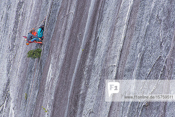 Trad-Klettern  Squamish  Britisch-Kolumbien  Kanada