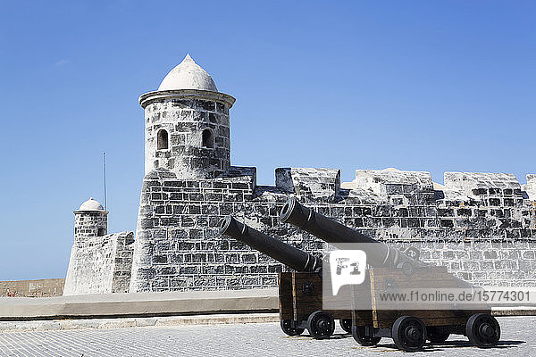 Kanone  Castillo de San Salvador de la Punta  Zentral; Havanna  Kuba