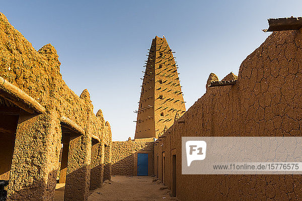 Große Moschee  UNESCO-Welterbestätte  Agadez  Niger  Westafrika  Afrika