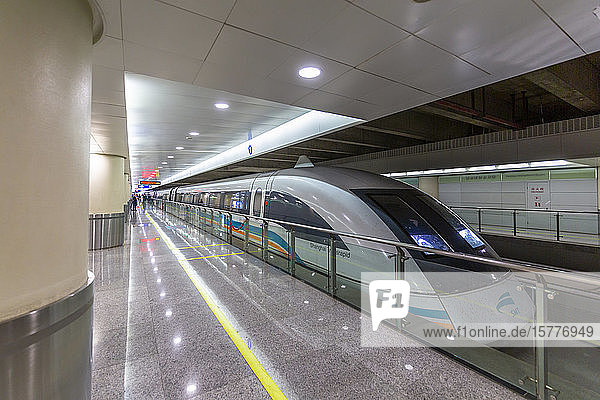 Shanghai Transrapid train Fastest Train in the World Shanghai China Asia