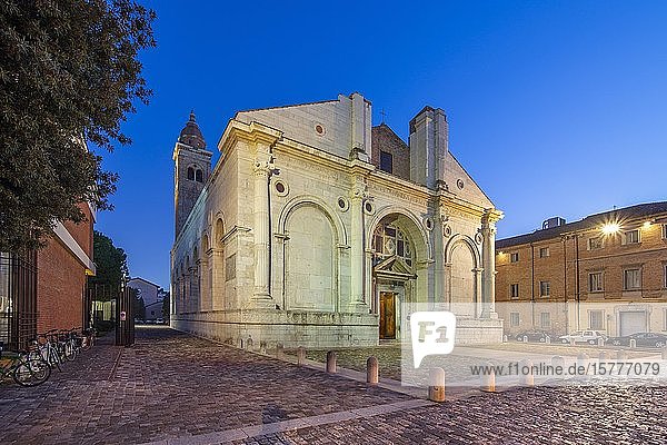 Der Malatesta-Tempel  Rimini  Emilia Romagna  Italien  Europa