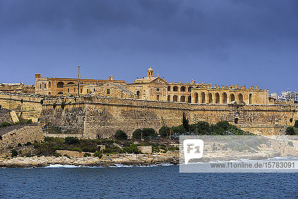 Malta Gzira Insel Manoel Fort Manoel Festung aus dem 18. Jahrhundert erbaut vom Johanniterorden