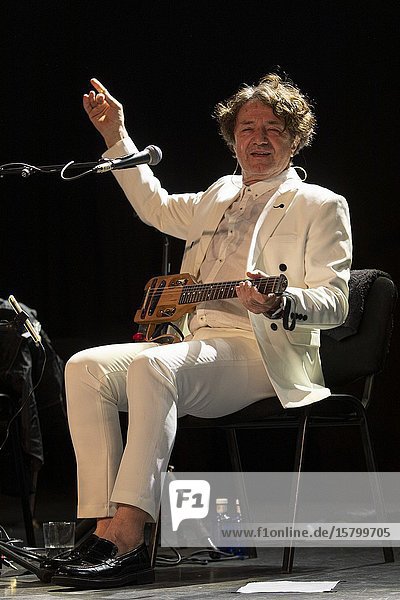 Madrid,  February 28th: Musician and composer Goran Bregovic and his band perform at Sala La Riviera on February 28th,  2020 in Madrid,  Spain. (Photo by Angel Manzano)