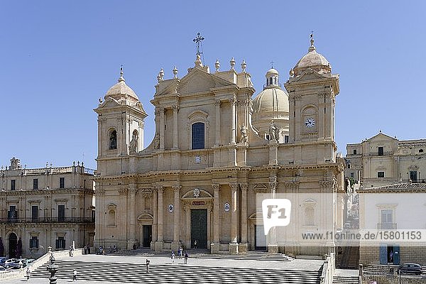 Cathedral  Noto  Sicilia  Italy  Europe