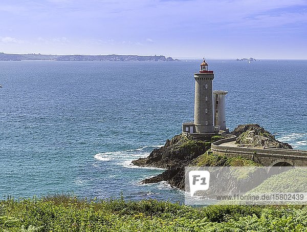 Phare du Petit Minou Plouzané Département Finistère Frankreich Europa
