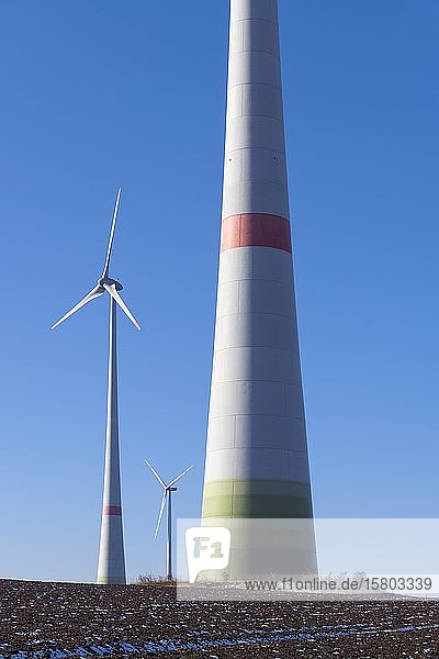 Windkraftanlagen  Baden-Württemberg  Deutschland  Europa
