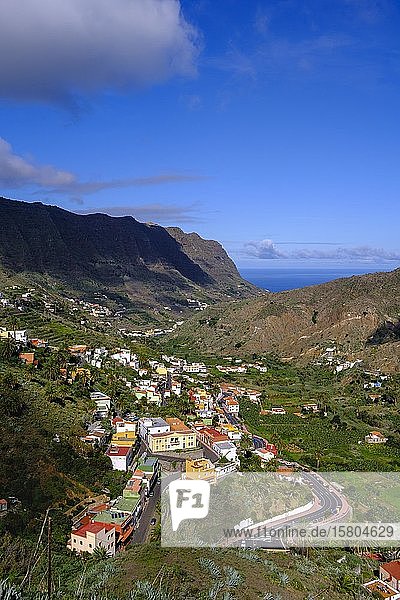 Hermigua  La Gomera  Canary Islands  Spain  Europe
