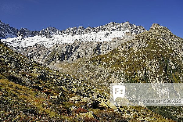 Damma Glacier  Göscheneralp  Canton Uri  Switzerland  Europe