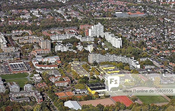 Stadtteil Roderbruch Großwohnsiedlung Integrierte Gesamtschule Groß-Buchholz Hannover Niedersachsen Deutschland Europa