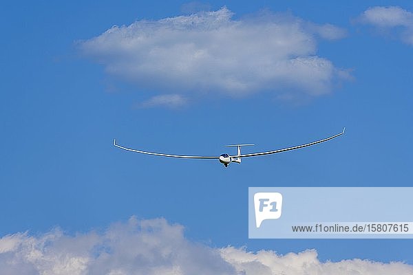 Glider about to land Germany Europe
