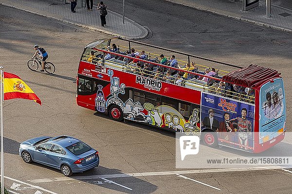 Touristenbus Madrid City Tour Madrid Spanien Europa