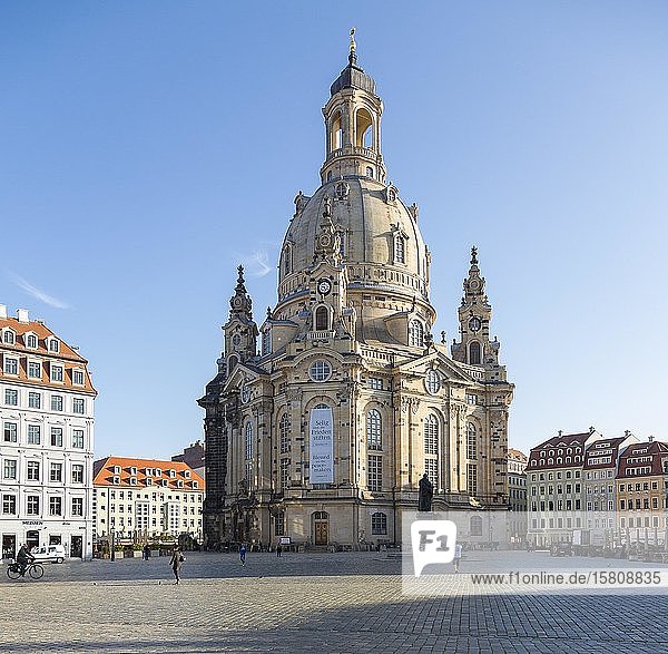 Church of Our Lady  Neumarkt  Dresden  Saxony  Germany  Europe