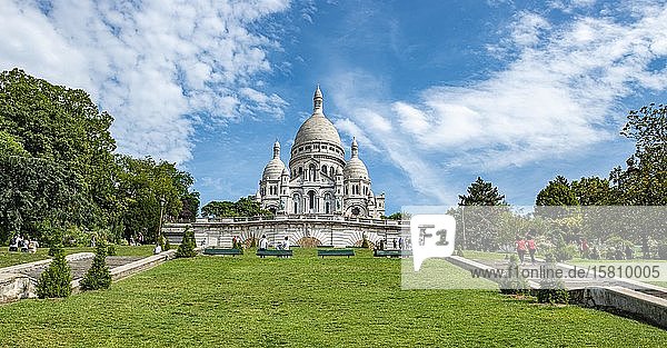 Basilika Sacré-C?ur Square Louise-Michel Montmartre Paris Frankreich Europa