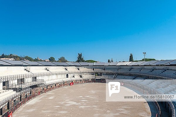 Arena des historischen Amphitheaters  Fréjus  Var  Provence-Alpes-Cote d'Azur  Frankreich  Europa